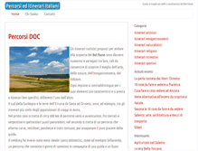 Tablet Screenshot of percorsidoc.it